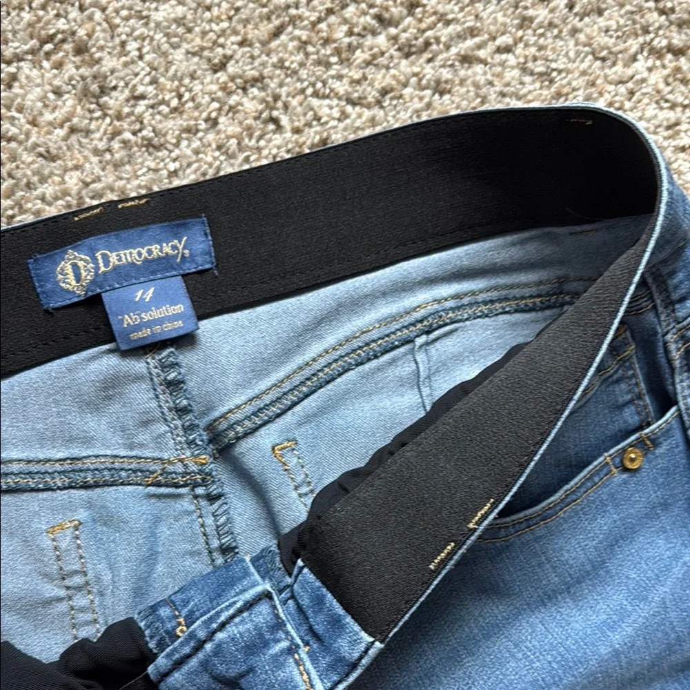 Democracy “Ab” Solution Jeans 👖 Sz 14 - Picture 5 of 9